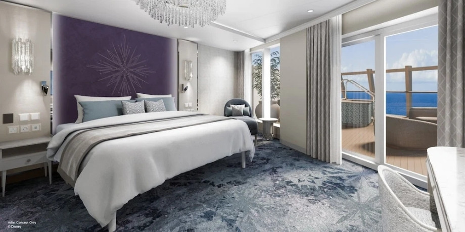 Concierge Royal Suite with Two Bedrooms and Private Whirlpool on Disney Adventure