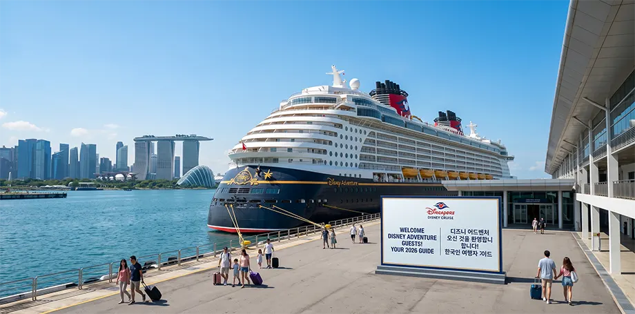 Disney Adventure Cruise from Singapore: The Complete Guide for Korean Travelers
한국인 여행자를 위한 디즈니 어드벤처 크루즈 완벽 가이드 2026
