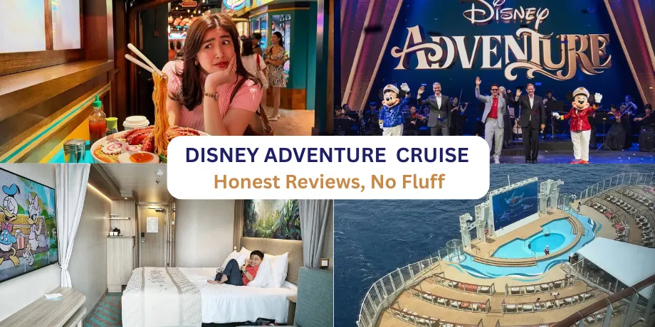 Disney Adventure Maiden Voyage Day - Honest Cruise Review with Real Photos from Onboard