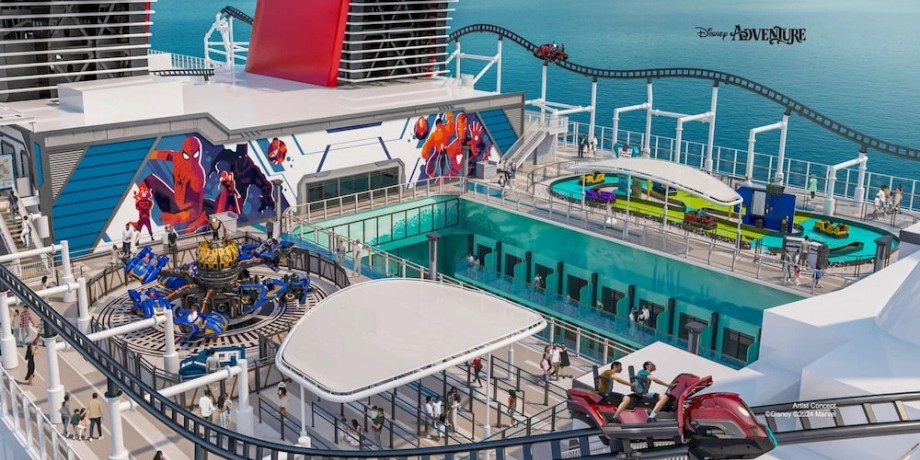 Thrilling Marvel Landing rides and superhero attractions on Disney Cruise Singapore 2025